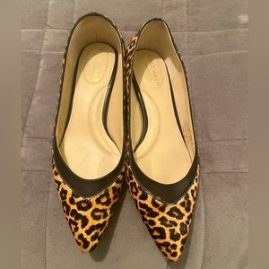 Stylish cheetah print shoes from Cole Haan size 5.5 B